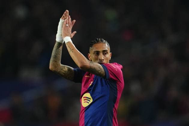 Barcelona, Spain, Season 2024 2025, UEFA Champions League, Quarter-Finals, first leg, FC Barcelona, Barca v Borussia Dortmund, Lluis Companys Stadium, 9 April 2025 Copyright: xBaguxBlancox xPressinphotox