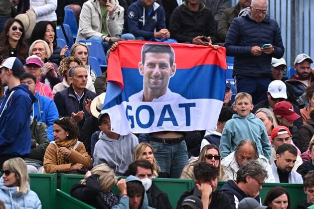 Sport Bilder des Tages Rolex Monte-Carlo 2025 Masters 1000 - Day 4 Fans at the Monaco Rolex Masters in Monte Carlo, on April, 9, 2025. Photo by Corinne Dubreuil ABACAPRESS.COM Monte-Carlo Monaco  Copyright: xDubreuilxCorinne ABACAx