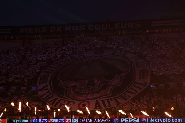 FOOTBALL : Paris Saint Germain Vs Aston Villa - Ligue des Champions - 09 04 2025 Collectif Ultra Paris - CUP ParisFrance  Copyright: xMichtofx