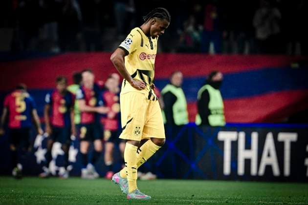 Carney Chukwuemeka 17 Borussia Dortmund , FC Barcelona vs Borussia Dortmund, Football, Champions League, Quarterfinal, 09 04 2025 Barcelona Catalonia Spain Copyright: xkolbert-press MarcxNiemeyerx