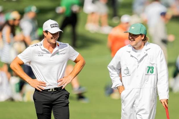 250409 Viktor Hovland of Norway during the par three contest prior to the 2025 Masters Golf Tournament on April 9, 2025 in Augusta Photo Petter Arvidson BILDBYRAN kod PA PA1006 golf masters bbeng the masters augusta Copyright: PETTERxARVIDSON BB250409PA114