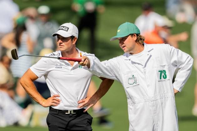 250409 Viktor Hovland of Norway during the par three contest prior to the 2025 Masters Golf Tournament on April 9, 2025 in Augusta Photo Petter Arvidson BILDBYRAN kod PA PA1006 golf masters bbeng the masters augusta Copyright: PETTERxARVIDSON BB250409PA115