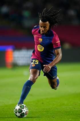 FC Barcelona, Barca v Borussia Dortmund - UEFA Champions League 2024 25 Quarter Final First Leg Jules Kounde centre-back of Barcelona and France during the UEFA Champions League 2024 25 Quarter Final First Leg match between FC Barcelona and Borussia Dortmund at Estadi Olimpic Lluis Companys on April 9, 2025 in Barcelona, Spain. Barcelona Spain  Copyright: xJosexBretonx originalFilename:bretonhernandez-fcbarcel250409_npIYZ.jpg