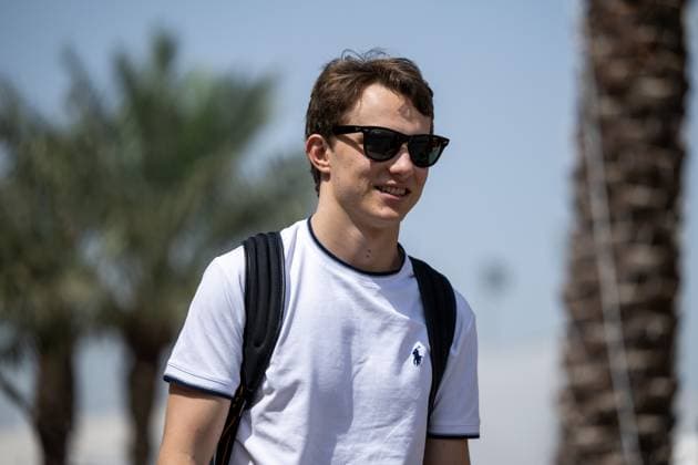 Oscar Piastri McLaren Formula 1 Team, 81 , BAH, Formula 1 World Championship, Gulf Air Grand Prix of Bahrain, Bahrain International Circuit, Media Day, 2025 season, 10 04 2025 BAH, Formula 1 World Championship, Gulf Air Grand Prix of Bahrain, Bahrain International Circuit, Media Day, 2025 season, 10 04 2025 Sakhir Copyright: xEibner-Pressefoto Memmlerx EP_MMR