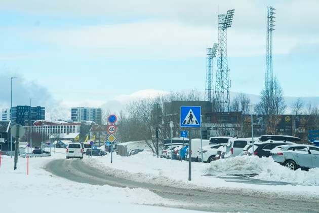 UEFA Europa League 24 25, quarterfinals, 1 match, Bodo Glimt Lazio Oslo 20250410 The weather has been a topic of conversation in Bodo the same day Glimt plays Lazio Photo Lise Aserud NTB Oslo Norway EDITORIAL USE ONLY RESTRICTED USE FOR BETTING COMPANIES  Copyright: xLisexAserudx xNTBx