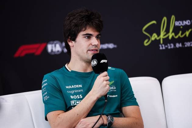 F1 - BAHRAIN GRAND PRIX 2025 STROLL Lance (can), Aston Martin F1 Team AMR25, portrait press conference, PK, Pressekonferenz during the Formula 1 Gulf Bahrain Grand Prix 2025, 4th round of the 2025 FIA Formula One World Championship, WM, Weltmeisterschaft from April 11 to 13, 2025 on the Bahrain International Circuit, in Sakhir, Bahrain - SakhirBahrain  Copyright: xEricxAlonsox