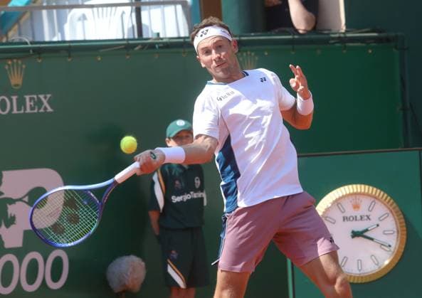 Rolex Master Monte-Carlo 2025 PHOTOPQR NICE MATIN Cyril Dodergny ; Roquebrune-cap-martin ; 10 04 2025 ; Rolex Master Monte-Carlo - Monte-Carlo Country Club - 1 8 de finale - Le Norvegien Casper RUUD Roquebrune-cap-martin France  Copyright: xPHOTOPQR NICExMATIN MAXPPPxCyrilxDodergnyx 20250410NIM3918 20250410NIM3918