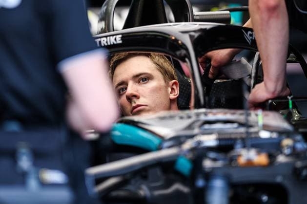 F1 - BAHRAIN GRAND PRIX 2025 VESTI Frederik (den), Mercedes AMG F1 Team W16, portrait during the Formula 1 Gulf Bahrain Grand Prix 2025, 4th round of the 2025 FIA Formula One World Championship, WM, Weltmeisterschaft from April 11 to 13, 2025 on the Bahrain International Circuit, in Sakhir, Bahrain - SakhirBahrain  Copyright: xEricxAlonsox