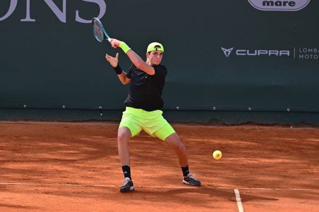 ATP, Tennis Herren Atkinsons Monza Open 2025 Jacopo Vasami of Italy participates in the ATP Challenger Atkinsons Monza Open 2025 at Villa Reale Tennis in Monza, Italy, on April 10, 2023. Monza Italy  Copyright: xMichelexMaravigliax originalFilename:maraviglia-tennisat250410_np8UE.jpg