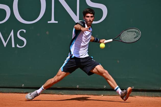 ATP, Tennis Herren Atkinsons Monza Open 2025 Matteo Gigante of Italy participates in the ATP Challenger Atkinsons Monza Open 2025 at Villa Reale Tennis in Monza, Italy, on April 10, 2023. Monza Italy  Copyright: xMichelexMaravigliax originalFilename:maraviglia-tennisat250410_npvpX.jpg
