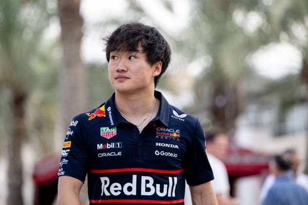 Yuki Tsunoda Oracle Red Bull Racing, 22 , BAH, Formula 1 World Championship, Gulf Air Grand Prix of Bahrain, Bahrain International Circuit, Media Day, 2025 season, 10 04 2025 BAH, Formula 1 World Championship, Gulf Air Grand Prix of Bahrain, Bahrain International Circuit, Media Day, 2025 season, 10 04 2025 Sakhir Copyright: xEibner-Pressefoto Memmlerx EP_MMR