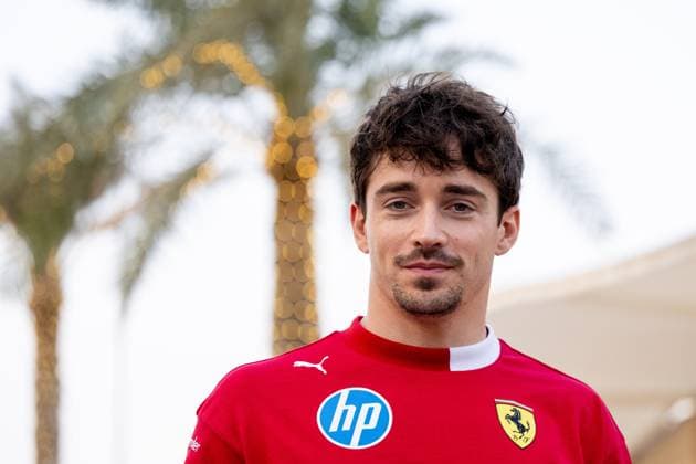 Charles Leclerc Scuderia Ferrari HP, 16 , BAH, Formula 1 World Championship, Gulf Air Grand Prix of Bahrain, Bahrain International Circuit, Media Day, 2025 season, 10 04 2025 BAH, Formula 1 World Championship, Gulf Air Grand Prix of Bahrain, Bahrain International Circuit, Media Day, 2025 season, 10 04 2025 Sakhir Copyright: xEibner-Pressefoto Memmlerx EP_MMR