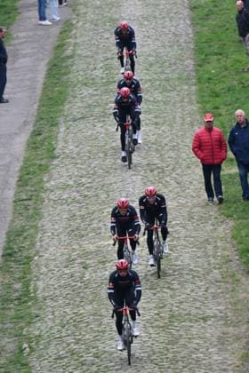 10-04-2025 Allenamento Paris - Roubaix 2025; 2025, Tudor; Arenberg; 