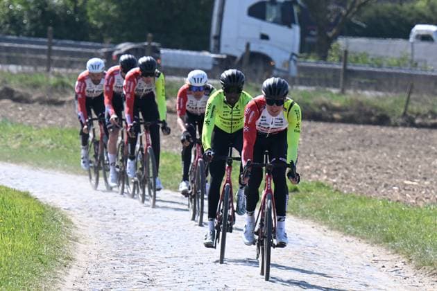 10-04-2025 Allenamento Paris - Roubaix 2025; 2025, Intermarche - Wanty; Gyrmai Hailu, Biniam; Orchies; 
