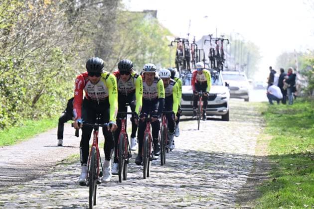 10-04-2025 Allenamento Paris - Roubaix 2025; 2025, Intermarche - Wanty; Arenberg; 