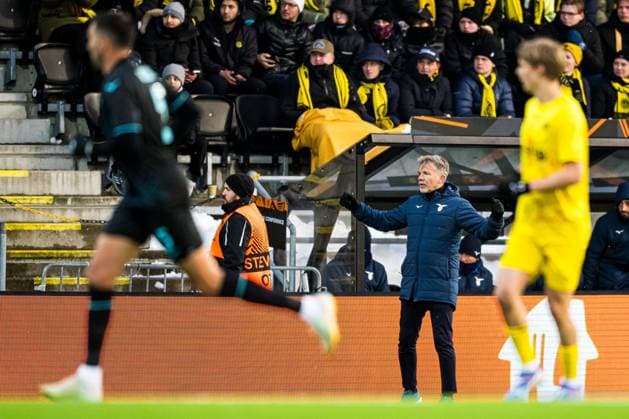 250410 Marco Baroni, head coach of Lazio, during the UEFA Europa League quarter final football match between Bodo Glimt and Lazio on April 10, 2025 in Bodo Photo Marius Simensen BILDBYRAN COP 238 bbeng bodo bodo glimt football fotball fotboll kvartfinale lazio quarter final soccer uefa europa league  Copyright: MARIUSxSIMENSEN BB250410BB743