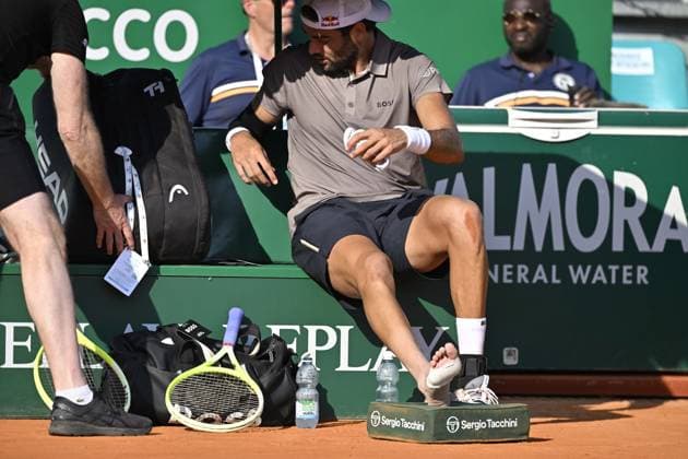 Tennis : Rolex Monte Carlo Masters 2025 - ATP, Tennis Herren - 10 04 2025 Tennis : Rolex Monte Carlo Masters 2025 - Atp - Matteo Berrettini Monaco  Copyright: xChryslenexCaillaudx