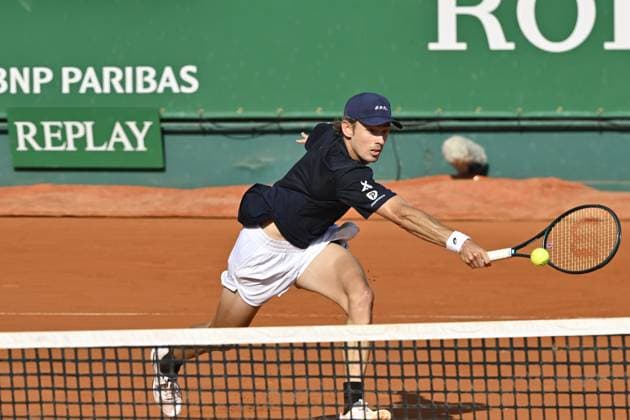 Tennis : Rolex Monte Carlo Masters 2025 - ATP, Tennis Herren - 10 04 2025 Tennis : Rolex Monte Carlo Masters 2025 - Atp - Alex De Minaur Monaco  Copyright: xChryslenexCaillaudx