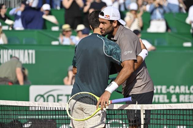 Tennis : Rolex Monte Carlo Masters 2025 - ATP, Tennis Herren - 10 04 2025 Tennis : Rolex Monte Carlo Masters 2025 - Atp - Lorenzo Musetti Monaco  Copyright: xChryslenexCaillaudx