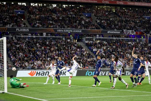 Olympique Lyonnais v Manchester United, ManU FC Thiago Almada not in pic goal past Manchester United goalkeeper Andre Onana (24) during the Olympique Lyonnais v Manchester United FC UEFA Quarter-Final 1st leg match at the OL Stadium, Lyon, France on 10 April 2025 Credit: Phil Duncan Every Second Media Editorial use only. All images are copyright Every Second Media Limited. No images may be reproduced without prior permission. Copyright: xIMAGO EveryxSecondxMediax ESM-1408-0014 PhilxDuncanx xEveryxSecondxMediax