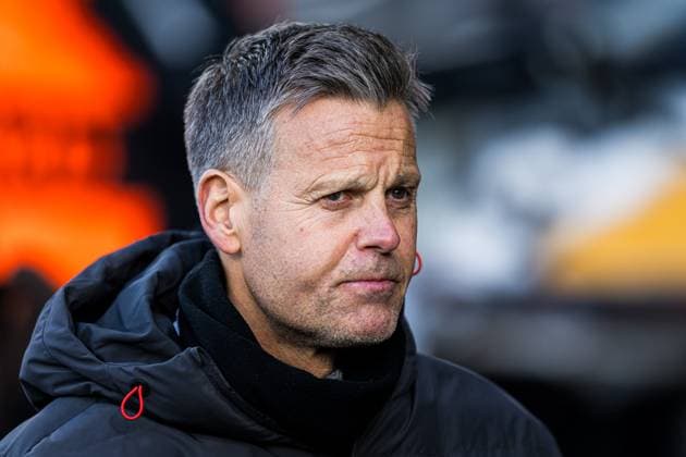 250410 Kjetil Knutsen, head coach of Bodo Glimt, ahead of the UEFA Europa League quarter final football match between Bodo Glimt and Lazio on April 10, 2025 in Bodo Photo Marius Simensen BILDBYRAN COP 238 bbeng bodo bodo glimt football fotboll kvartfinale lazio quarter final soccer uefa europa league  Copyright: MARIUSxSIMENSEN BB250410ZG018