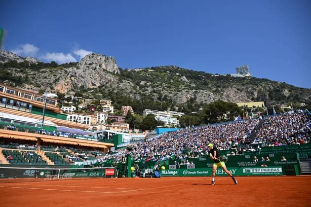 Monaco Rolex Masters - Monte Carlo Atmosphere at the Monaco Tennis Rolex Masters in Monte Carlo, on April, 10, 2025. Photo by Corinne Dubreuil ABACAPRESS.COM Monaco Monaco  Copyright: xDubreuilxCorinne ABACAx