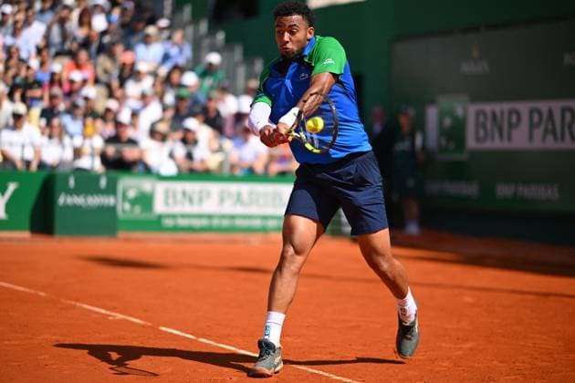 Monaco Rolex Masters - Monte Carlo Arthur Fils (FRA) at the Monaco Tennis Rolex Masters in Monte Carlo, on April, 10, 2025. Photo by Corinne Dubreuil ABACAPRESS.COM Monaco Monaco  Copyright: xDubreuilxCorinne ABACAx