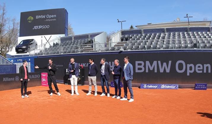 11 04 2025, BMW Open, MTTC Iphitos Presentation, Munich, Sport,Tennis, in the picture BMW Open 2025 Presentation
