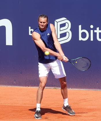 11 04 2025, BMW Open, MTTC Iphitos Presentation, Munich, Sport,Tennis, in the picture Alexander Zverev trains