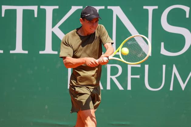 Dalibor Svrcina during 2025 Monza ATP, Tennis Herren Challenger, International Tennis match in Monza, Italy, April 11 2025  Copyright: xRobertaxCorradin IPAxSportx xipa-agency.netx xx IPA_56371998 IPA_Agency_IPA56371998