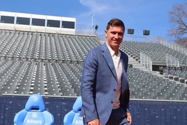 Mischa Zverev, Tournament Director BMW Open by Bitpanda, in the stadium, Center Court, Tennis BMW Open by Bitpanda ATP 500 Munich 11 04 2025 PHOTO Mladen Lackovic LakoPress