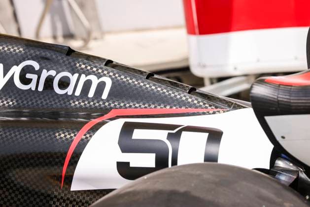 F1 - BAHRAIN GRAND PRIX 2025 Haas F1 Team VF-25, Mechanical detail aerodynamism, aerodynamic, aerodynamics coke engine cover during the Formula 1 Gulf Bahrain Grand Prix 2025, 4th round of the 2025 FIA Formula One World Championship, WM, Weltmeisterschaft from April 11 to 13, 2025 on the Bahrain International Circuit, in Sakhir, Bahrain - SakhirBahrain  Copyright: xXavixBonillax