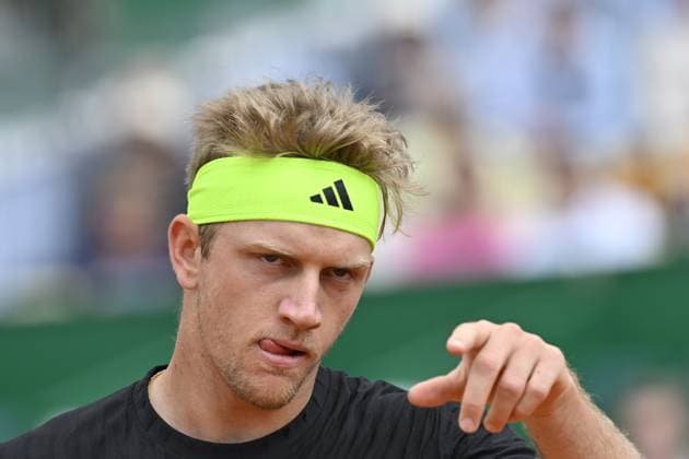 Tennis : Rolex Monte Carlo Masters 2025 - ATP, Tennis Herren - 11 04 2025 Tennis : Rolex Monte Carlo Masters 2025 - Atp - Davidovich Fokina Monaco  Copyright: xChryslenexCaillaudx
