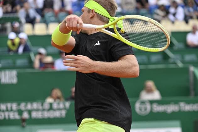 Tennis : Rolex Monte Carlo Masters 2025 - ATP, Tennis Herren - 11 04 2025 Tennis : Rolex Monte Carlo Masters 2025 - Atp - Davidovich Fokina Monaco  Copyright: xChryslenexCaillaudx