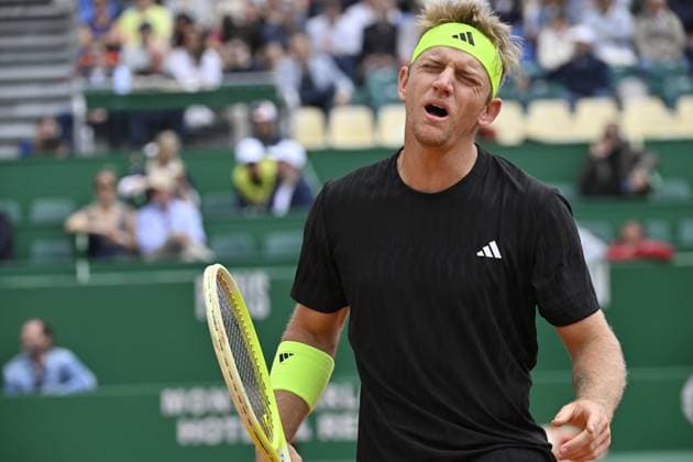 Tennis : Rolex Monte Carlo Masters 2025 - ATP, Tennis Herren - 11 04 2025 Tennis : Rolex Monte Carlo Masters 2025 - Atp - Davidovich Fokina Monaco  Copyright: xChryslenexCaillaudx