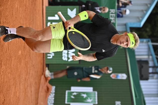 Tennis : Rolex Monte Carlo Masters 2025 - ATP, Tennis Herren - 11 04 2025 Tennis : Rolex Monte Carlo Masters 2025 - Atp - Davidovich Fokina Monaco  Copyright: xChryslenexCaillaudx