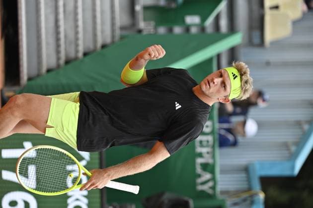Tennis : Rolex Monte Carlo Masters 2025 - ATP, Tennis Herren - 11 04 2025 Tennis : Rolex Monte Carlo Masters 2025 - Atp - Davidovich Fokina Monaco  Copyright: xChryslenexCaillaudx