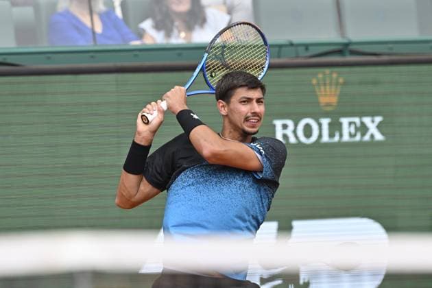 Tennis : Rolex Monte Carlo Masters 2025 - ATP, Tennis Herren - 11 04 2025 Tennis : Rolex Monte Carlo Masters 2025 - Atp - Alexei Popyrin Monaco  Copyright: xChryslenexCaillaudx