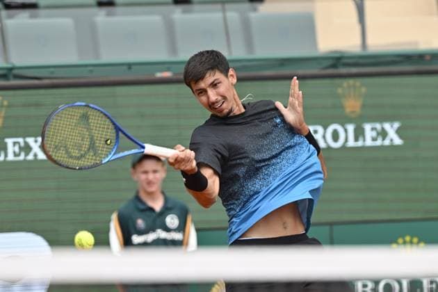 Tennis : Rolex Monte Carlo Masters 2025 - ATP, Tennis Herren - 11 04 2025 Tennis : Rolex Monte Carlo Masters 2025 - Atp - Alexei Popyrin Monaco  Copyright: xChryslenexCaillaudx