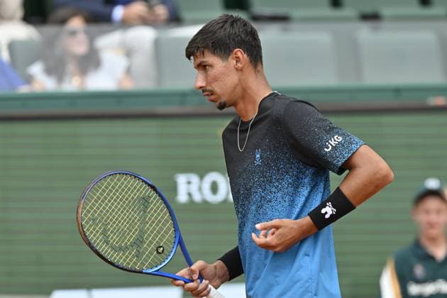 Tennis : Rolex Monte Carlo Masters 2025 - ATP, Tennis Herren - 11 04 2025 Tennis : Rolex Monte Carlo Masters 2025 - Atp - Alexei Popyrin Monaco  Copyright: xChryslenexCaillaudx
