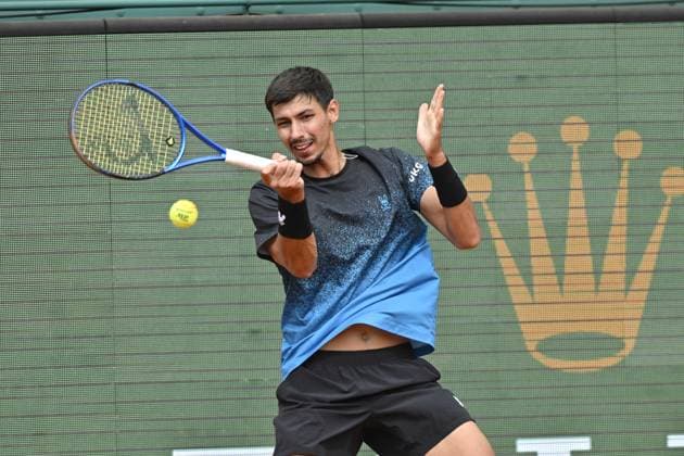 Tennis : Rolex Monte Carlo Masters 2025 - ATP, Tennis Herren - 11 04 2025 Tennis : Rolex Monte Carlo Masters 2025 - Atp - Alexei Popyrin Monaco  Copyright: xChryslenexCaillaudx