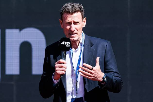 BMW Open Munich ATP 500 Opening Press Conference 11 04 2025 Patrik Kühnen, Tournament Director BMW Open by Bitpanda during the press conference BMW Open by Bitpanda Munich ATP 500 Opening Press Conference, Munich, MTTC Iphitos on 11 04 2025 Copyright: xBEAUTIFULxSPORTS Wunderlx