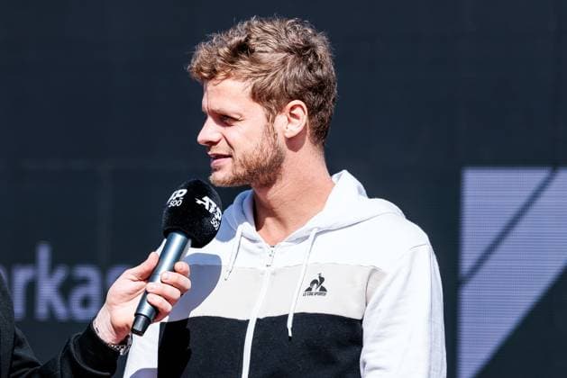 BMW Open Munich ATP 500 Opening Press Conference 11 04 2025 Yannick Hanfmann Germany interview BMW Open by Bitpanda Munich ATP 500 Opening Press Conference, Munich, MTTC Iphitos on 11 04 2025 Copyright: xBEAUTIFULxSPORTS Wunderlx