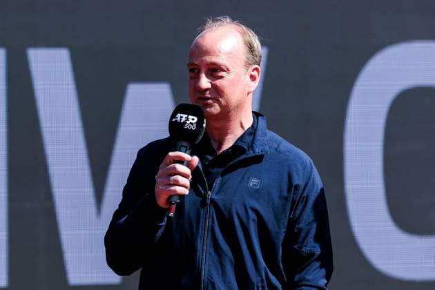 BMW Open Munich ATP 500 Opening Press Conference 11 04 2025 Christian Okon, Organizer MMP Event during the press conference BMW Open by Bitpanda Munich ATP 500 Opening Press Conference, Munich, MTTC Iphitos on 11 04 2025 Copyright: xBEAUTIFULxSPORTS Wunderlx