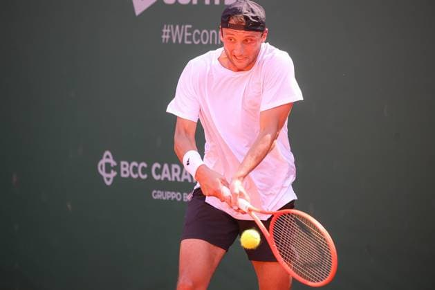 Federico Arnaboldi during 2025 Monza ATP, Tennis Herren Challenger, International Tennis match in Monza, Italy, April 11 2025  Copyright: xRobertaxCorradin IPAxSportx xipa-agency.netx xx IPA_56375403 IPA_Agency_IPA56375403
