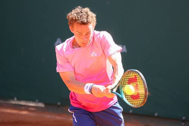 TENNIS - Internazionali di Tennis - 2025 Monza ATP, Tennis Herren Challenger Luca Van Assche during 2025 Monza ATP Challenger, International Tennis match in Monza, Italy, April 11 2025 Monza Italy  Copyright: xIPAxSport ABACAx