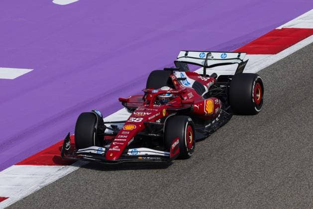 F1 - BAHRAIN GRAND PRIX 2025 38 BEGANOVIC Dino (swe), Scuderia Ferrari SF-25, action during the Formula 1 Gulf Bahrain Grand Prix 2025, 4th round of the 2025 FIA Formula One World Championship, WM, Weltmeisterschaft from April 11 to 13, 2025 on the Bahrain International Circuit, in Sakhir, Bahrain - SakhirBahrain  Copyright: xFLORENTxGOODENx
