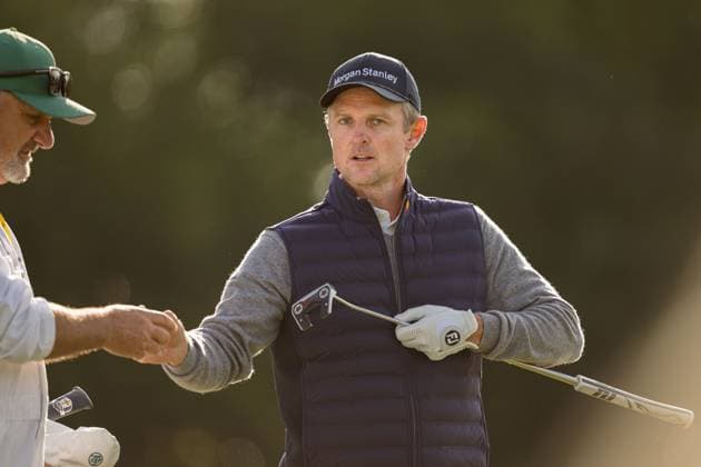 250411 Justin Rose of England during the second round of the 2025 Masters Golf Tournament on April 11, 2025 in Augusta Photo Petter Arvidson BILDBYRAN kod PA PA1008 bbeng golf masters the masters augusta us masters  Copyright: PETTERxARVIDSON BB250411PA008