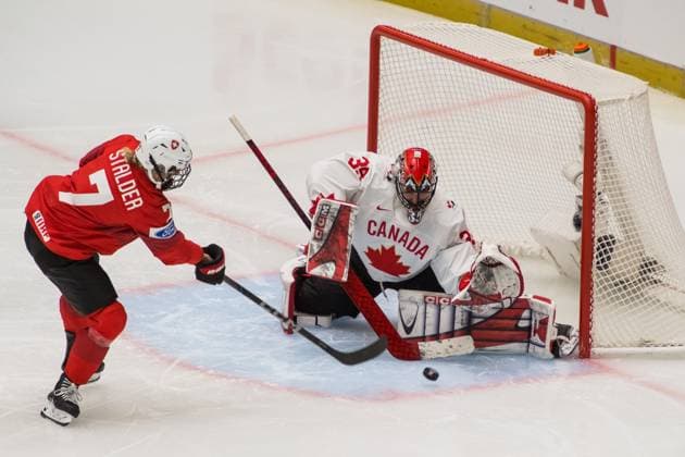 Ice Hockey, Women, World Championship, Switzerland - Canada