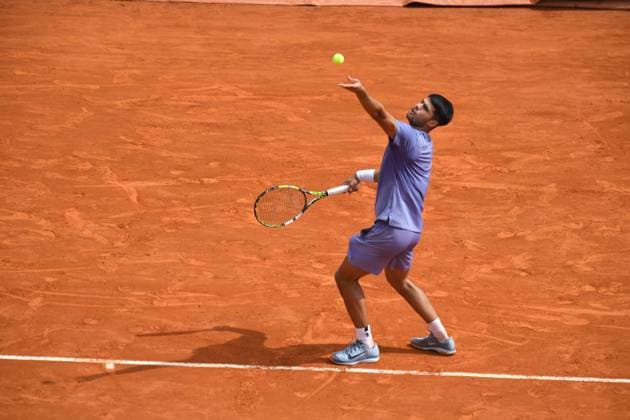 Tennis : Rolex Monte Carlo Masters 2025 - ATP, Tennis Herren - 11 04 2025 Tennis : Rolex Monte Carlo Masters 2025 - Atp - Carlos Alcaraz Monaco  Copyright: xChryslenexCaillaudx